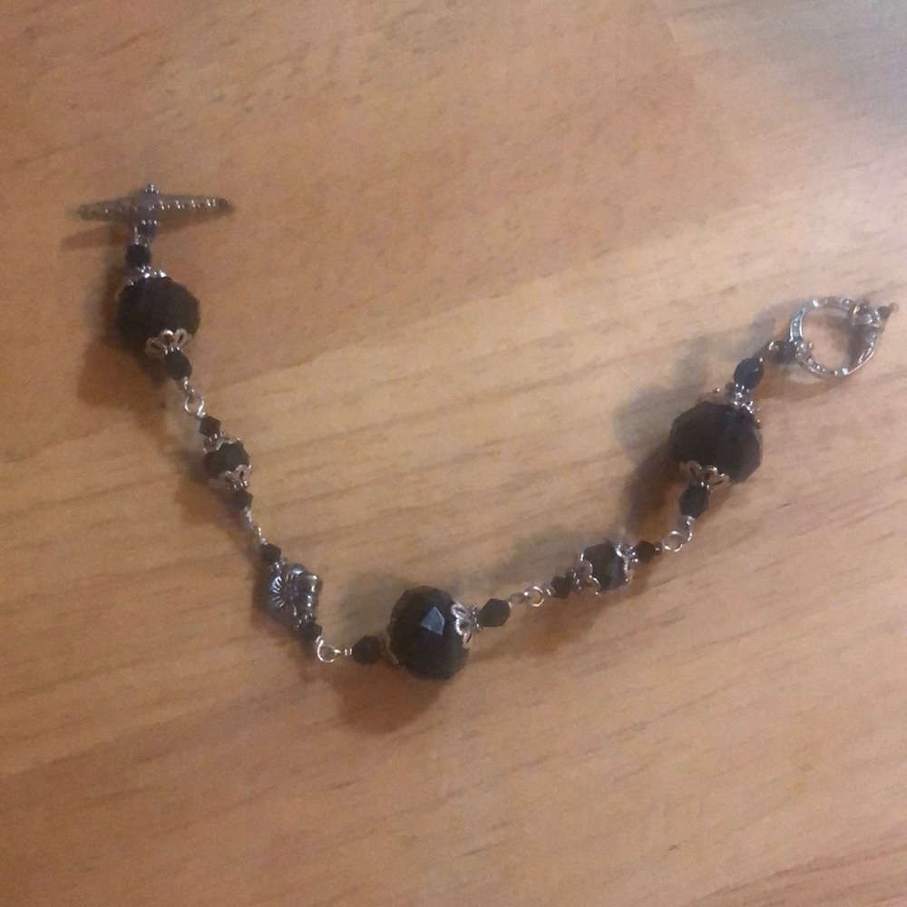 Hand made toggle bracelet